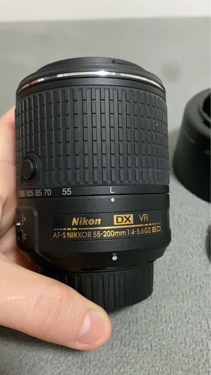 Lente Nikon Dx Vr Af-s Nikkor 55-200mm 1:4-5.6g Ii Ed (Usado) - Foto 5