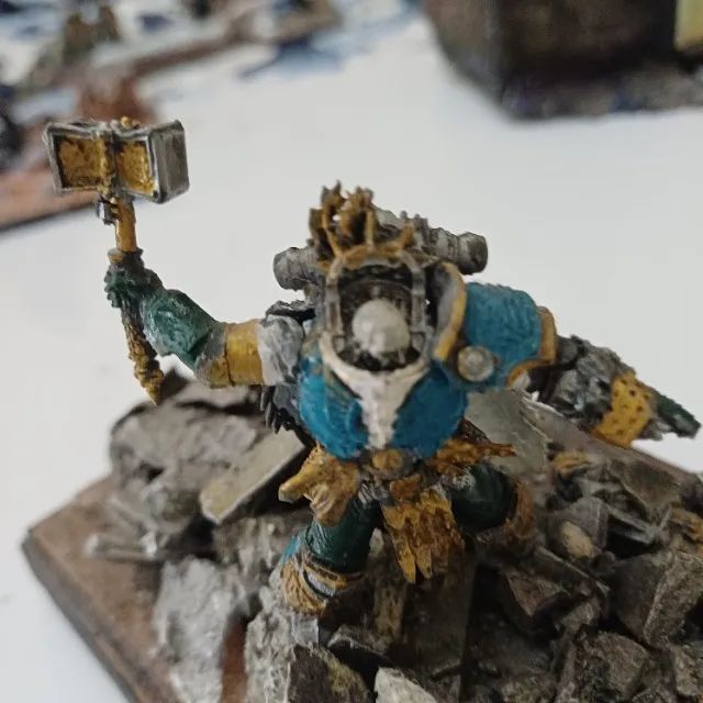 peça de diorama , figura espacial montada e pintada  - Foto 4