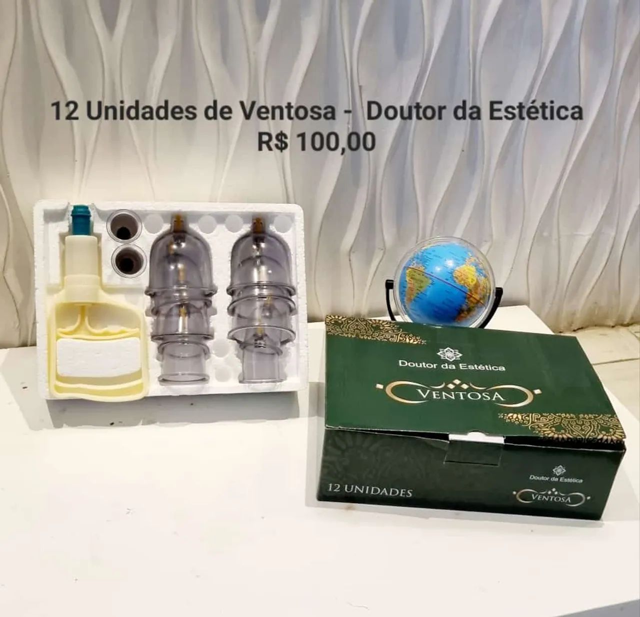 Kit Ventosa - Doutor da Estética - 12 Unidades