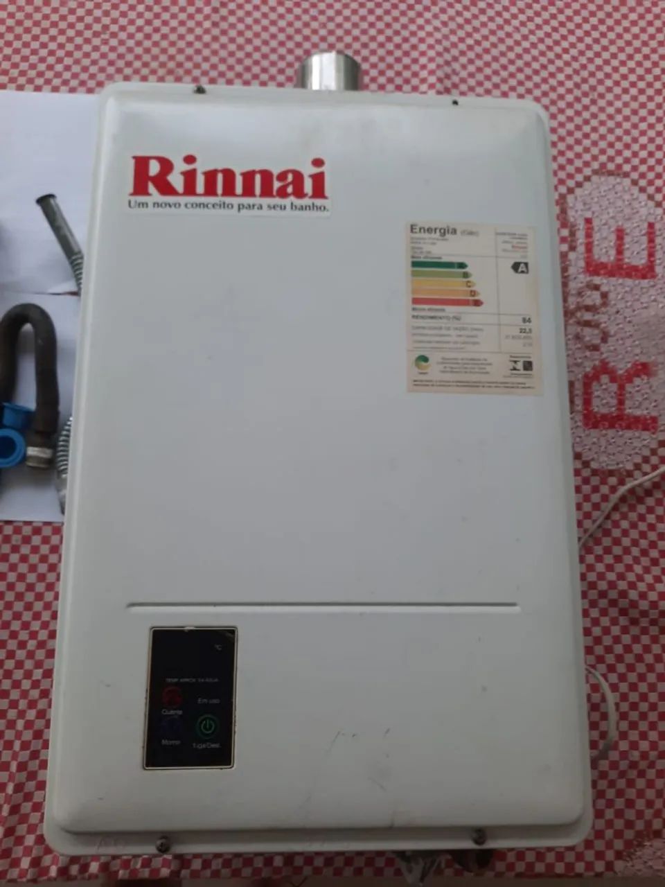Aquecedor de água Rinnai 22,5 l GLP digital 