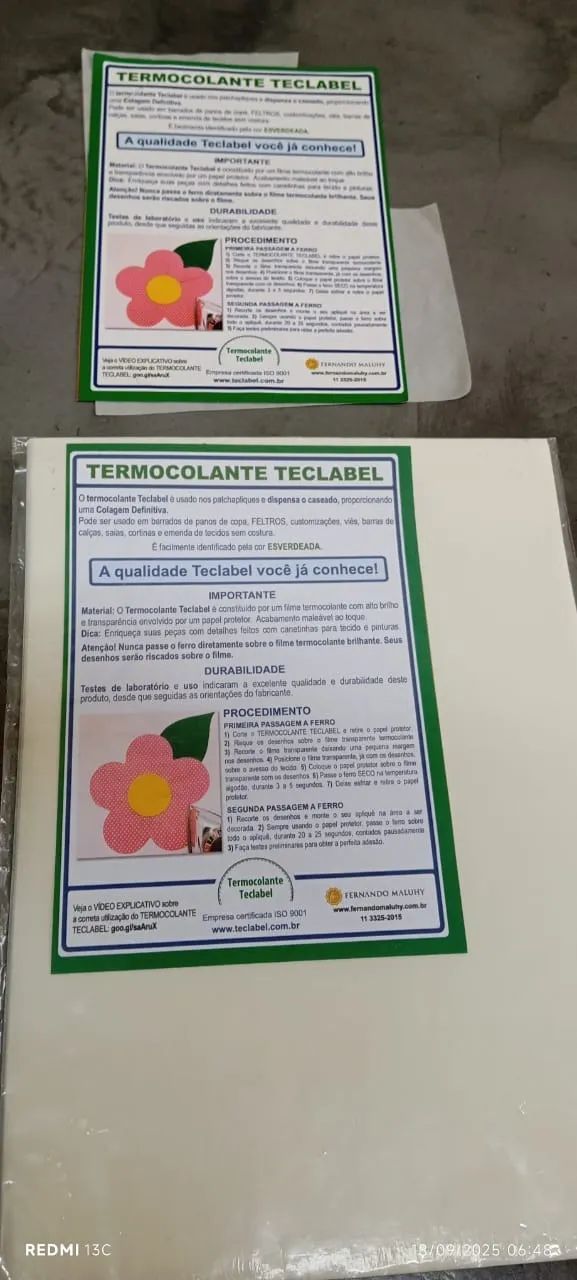 KIT C/61 PAPEL OBM SUBLITEX + 11 TERMOCOLANTE TECLABEL PARA SUBLIMAÇÃO - Foto 4