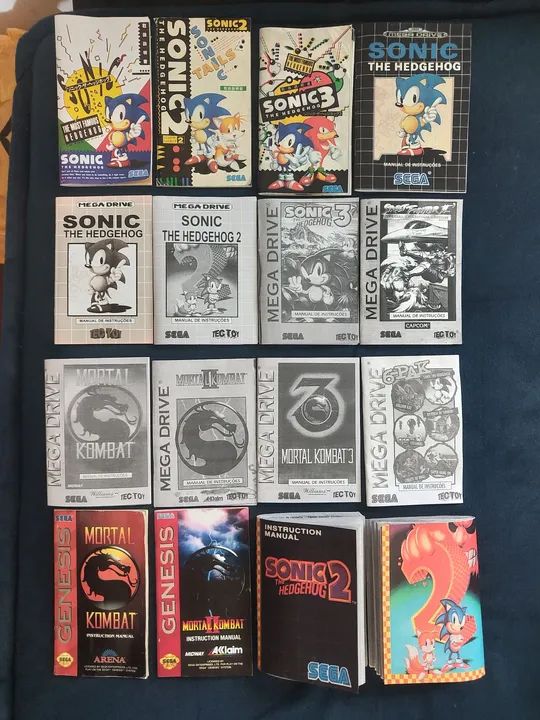 Manuais de Jogos para Mega Drive - Diversos Títulos - Foto 5