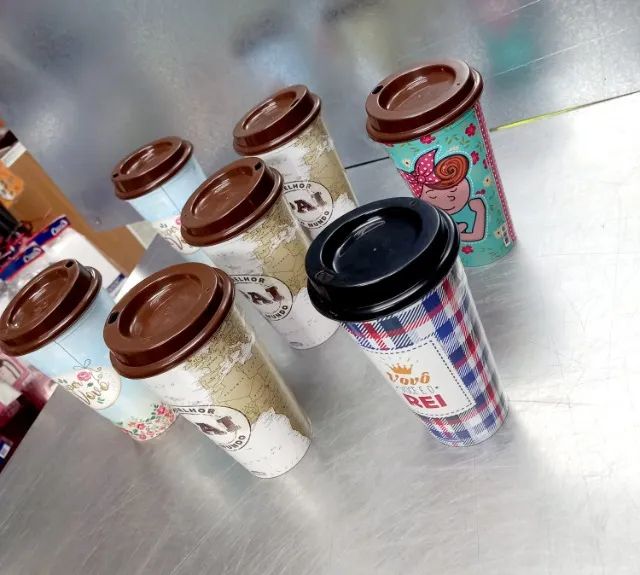 Copo Plástico 600ml NOVO Tipo Starbucks - Foto 2