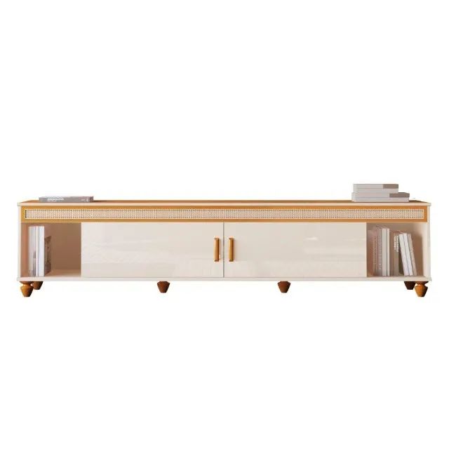 Rack CO 2.18m 2 Portas Para Tv Até 75'' Polegadas! frete e Montagem Grátis. - Foto 2