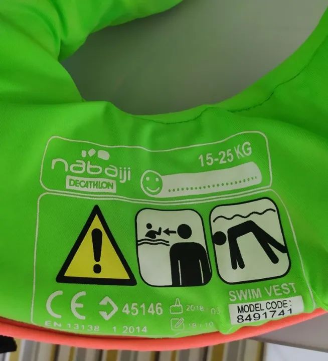 Colete de natação swimvest infantil cada uma por 80 reais  - Foto 2