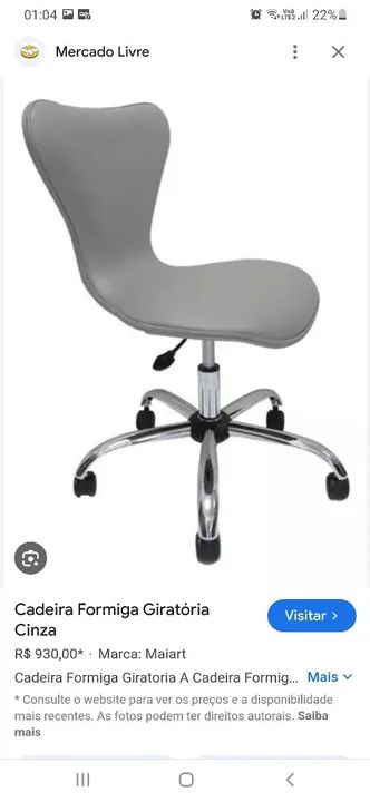 Cadeira giratória para escritório - Foto 6