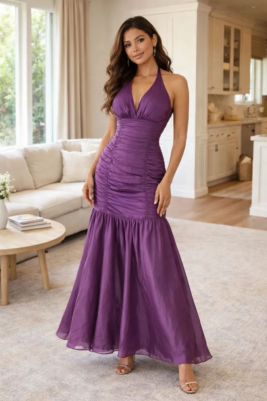 Vestido Festa Roxo - Foto 2