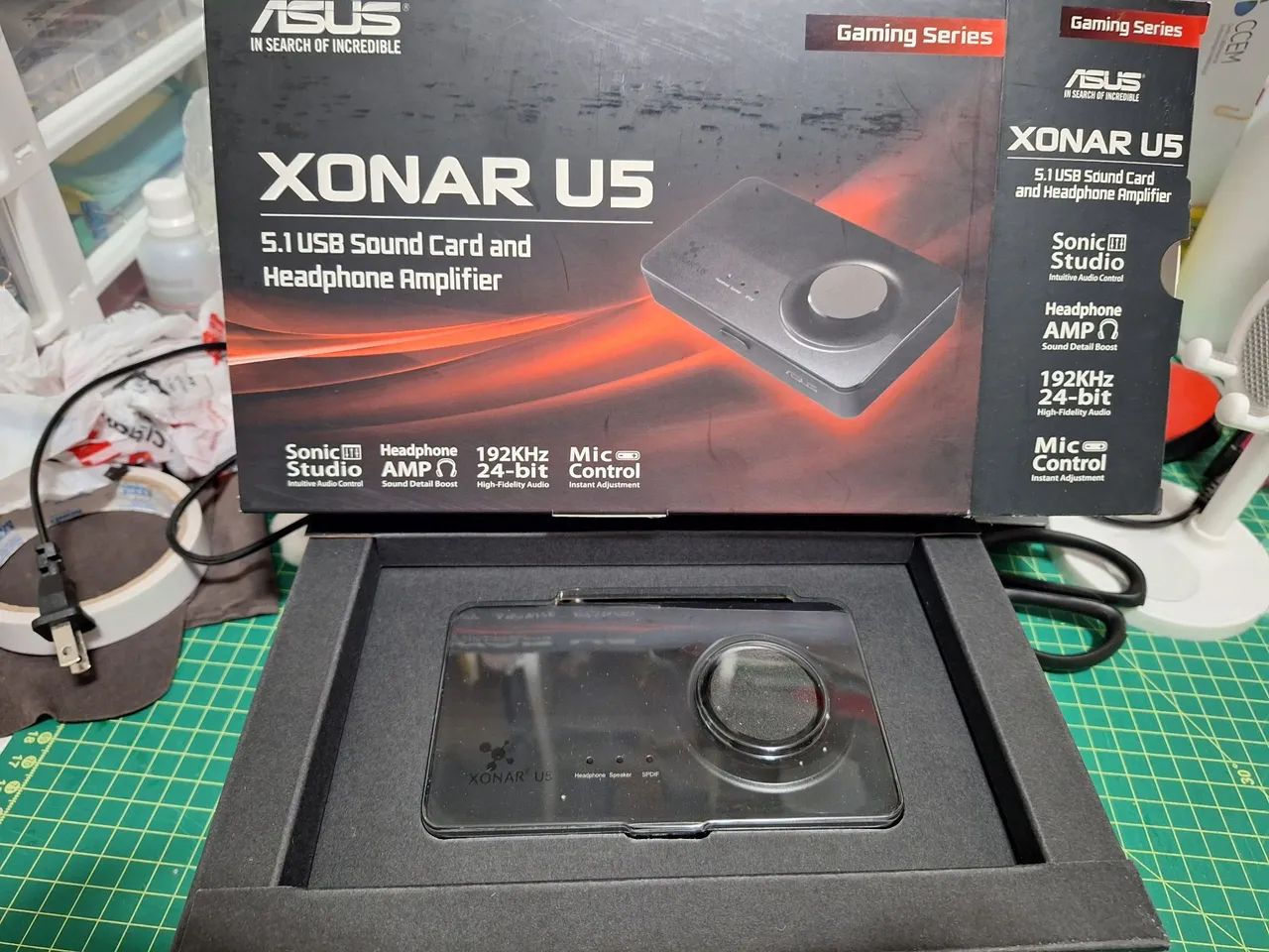 Xonar U5 Asus - Placa de audio externa