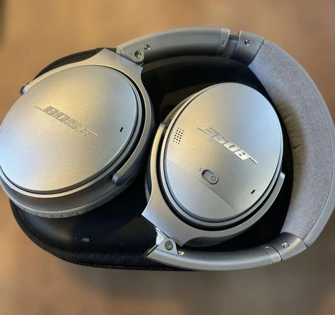 Fone Bose Quietcomfort 35 noise cancelling silver novíssimo