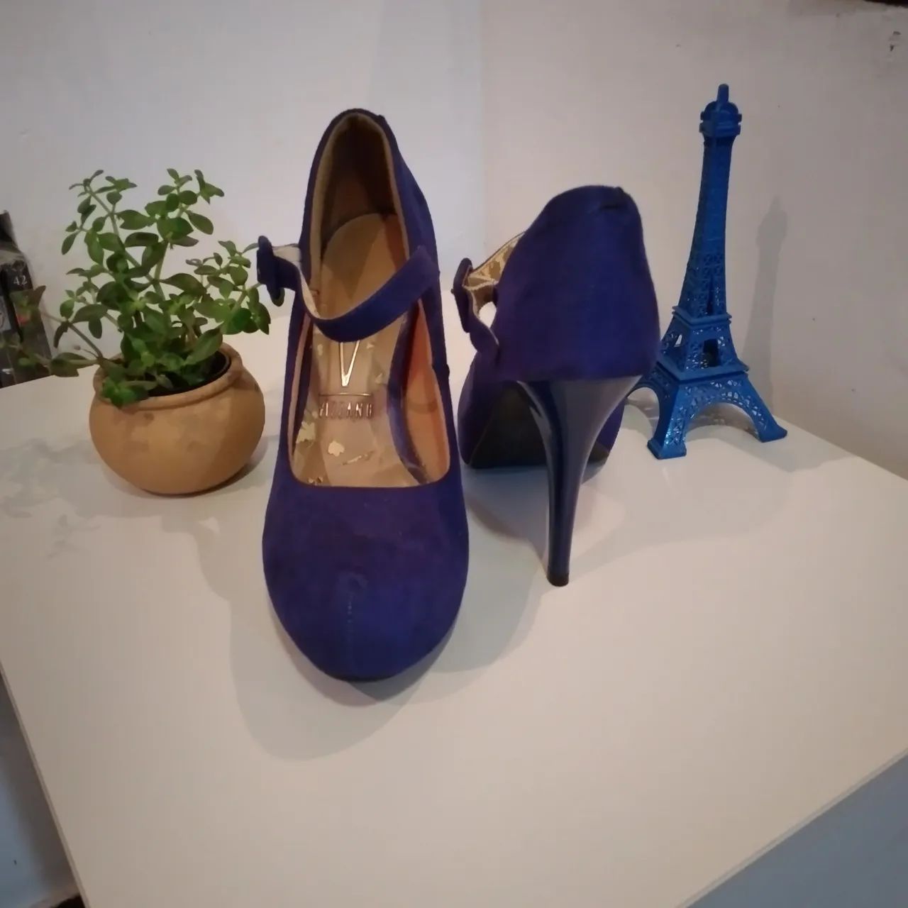 Sapato azul de salto alto Vizzano - Foto 2