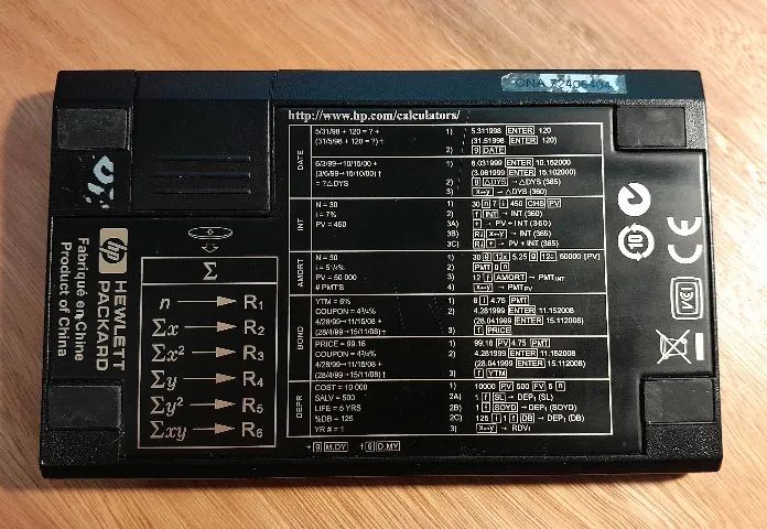 Calculadora HP-12C c/ manual - Foto 5