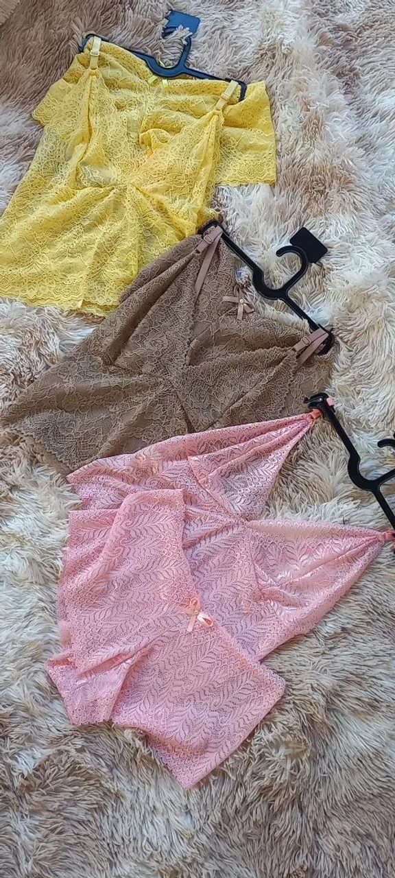 Conjunto de Lingerie de Renda Delicado