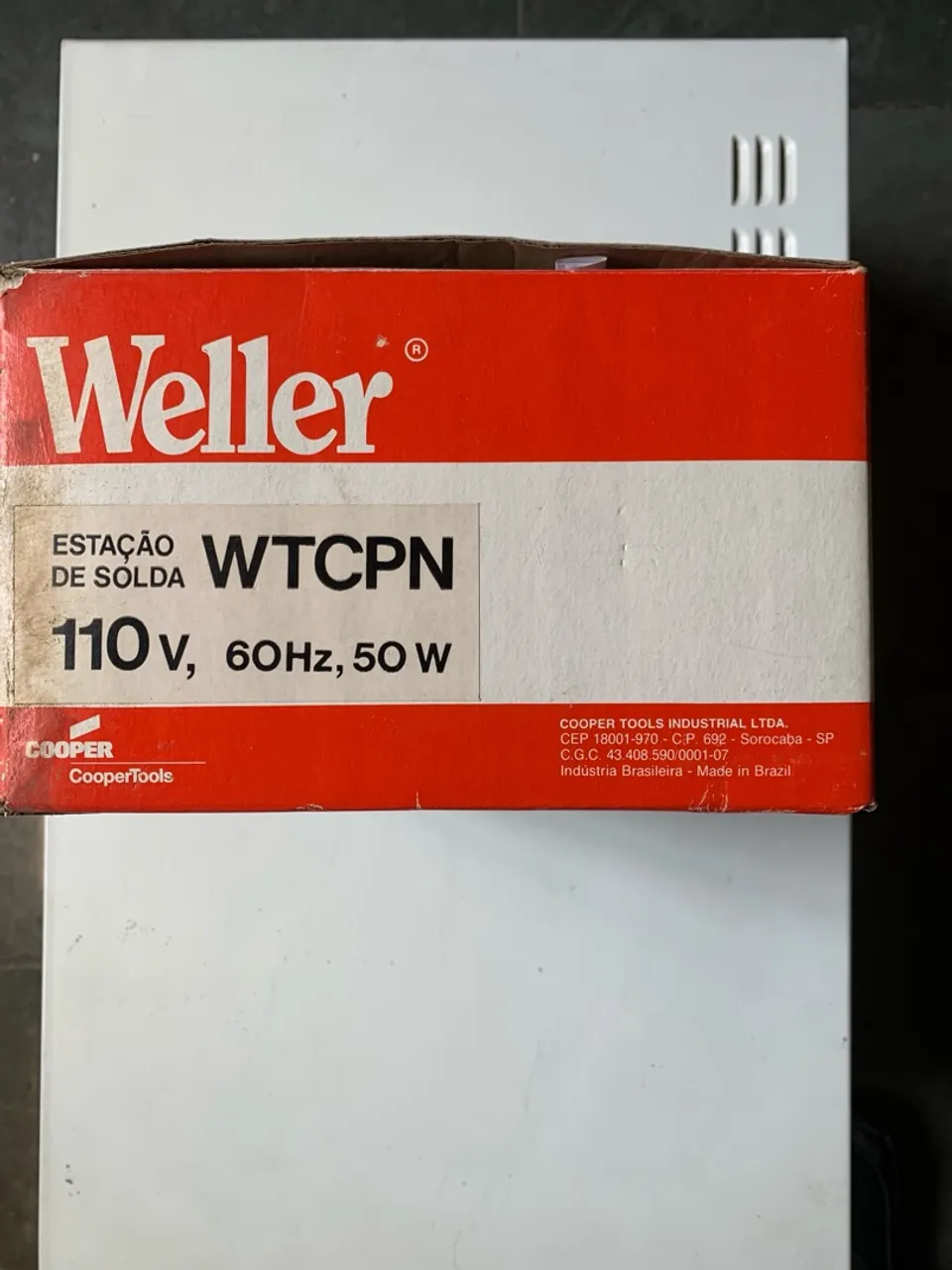 Estação de solda Weller WTCPN 120volts e ponteira de 24volts.