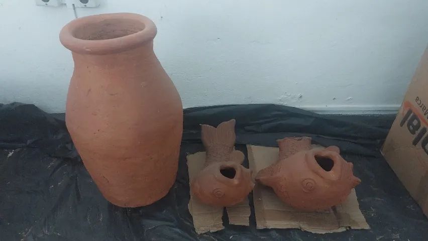 Vasos de Cerâmica Mato Grossense em Terracota - Foto 4