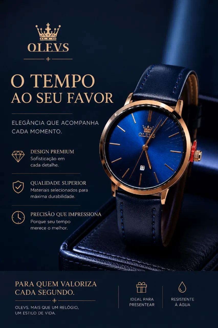 RELÓGIO FEMININO  OLEVS ELEGANTE