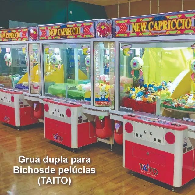 Grua (Dupla 2X) Para Bicho de Pelúcia TAITO (Vending Machine) - Foto 2