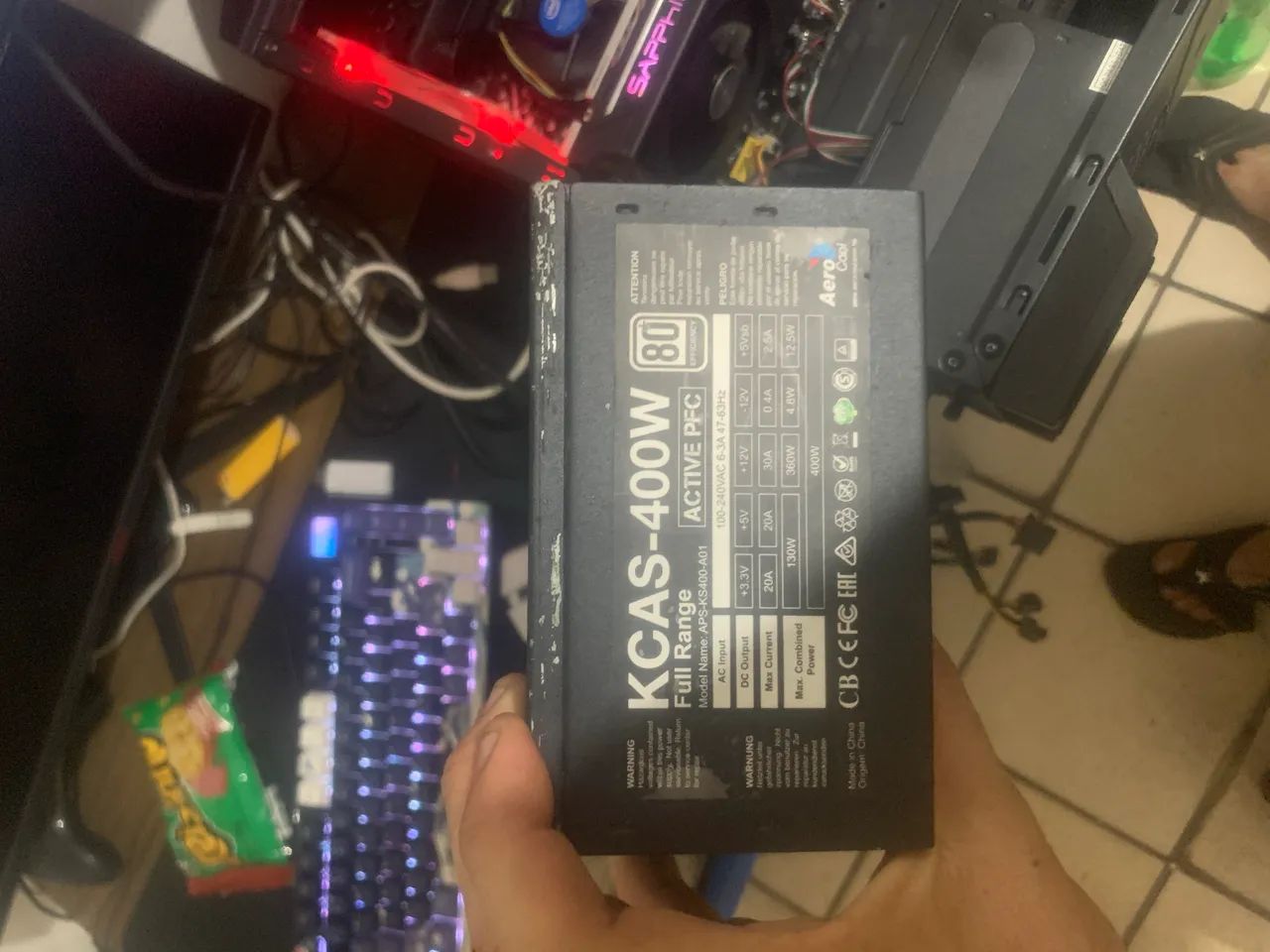 Fonte 400W 80plus Active PFC - Foto 2