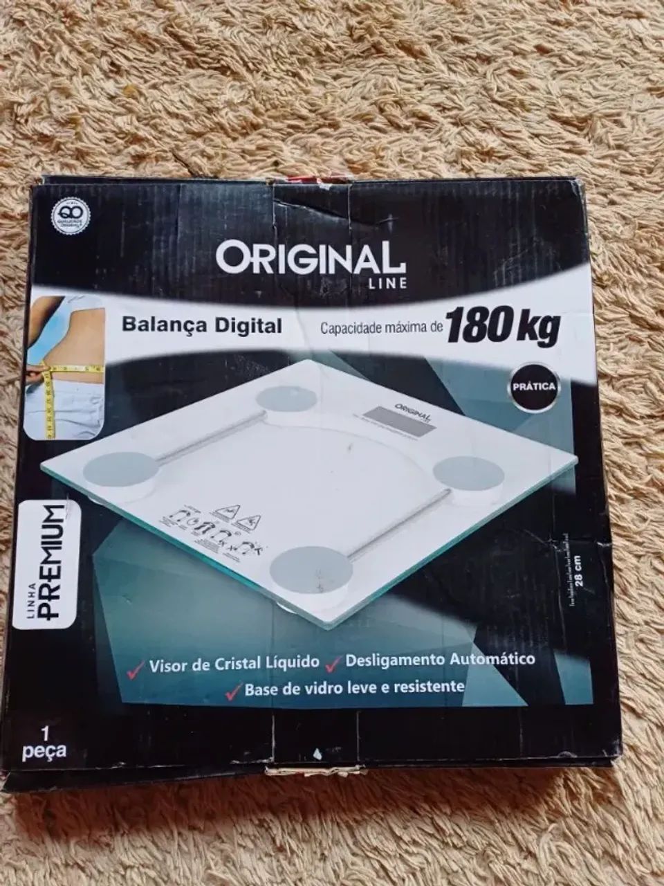 BALANÇA DIGITAL VIDRO TEMPERADO ATÉ 180kg - Foto 3