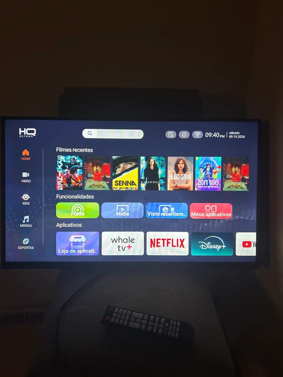 Tv hq screen smart 