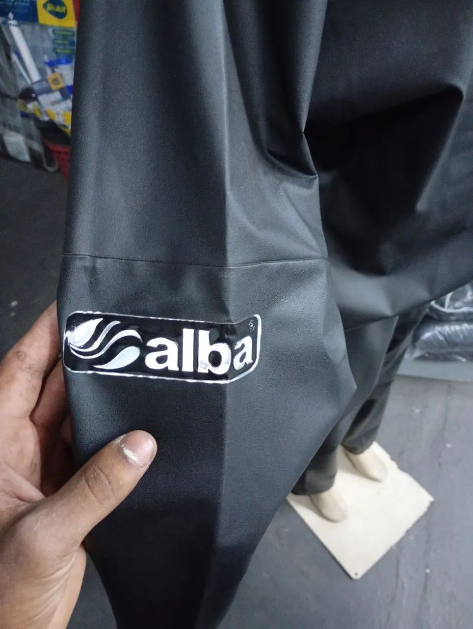 Conjunto de capa de chuva para motoqueiro  - Foto 3
