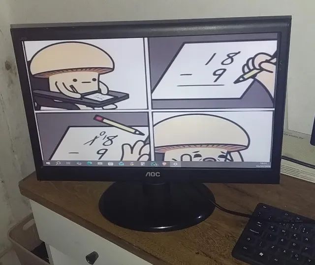 Monitor 18.5 polegadas AOC VGA conservado!! - Foto 4