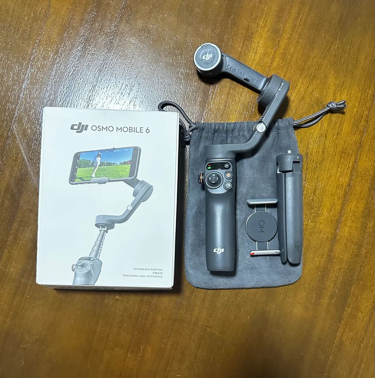 【美品】DJI Osmo Mobile 6 OM6 Dji Osmo Mobile 6 Gimbal Om6 Anatel - Lacrado - Worldwide Brasil