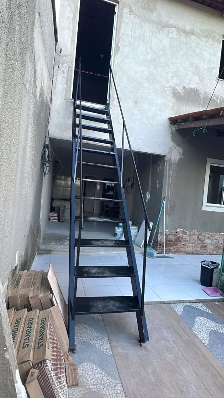 Escadas de ferro reta - Foto 3