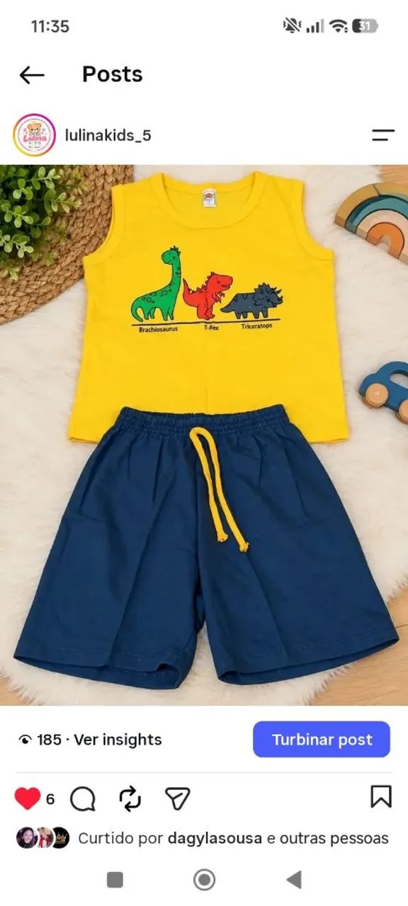 Conjunto infantil menino 