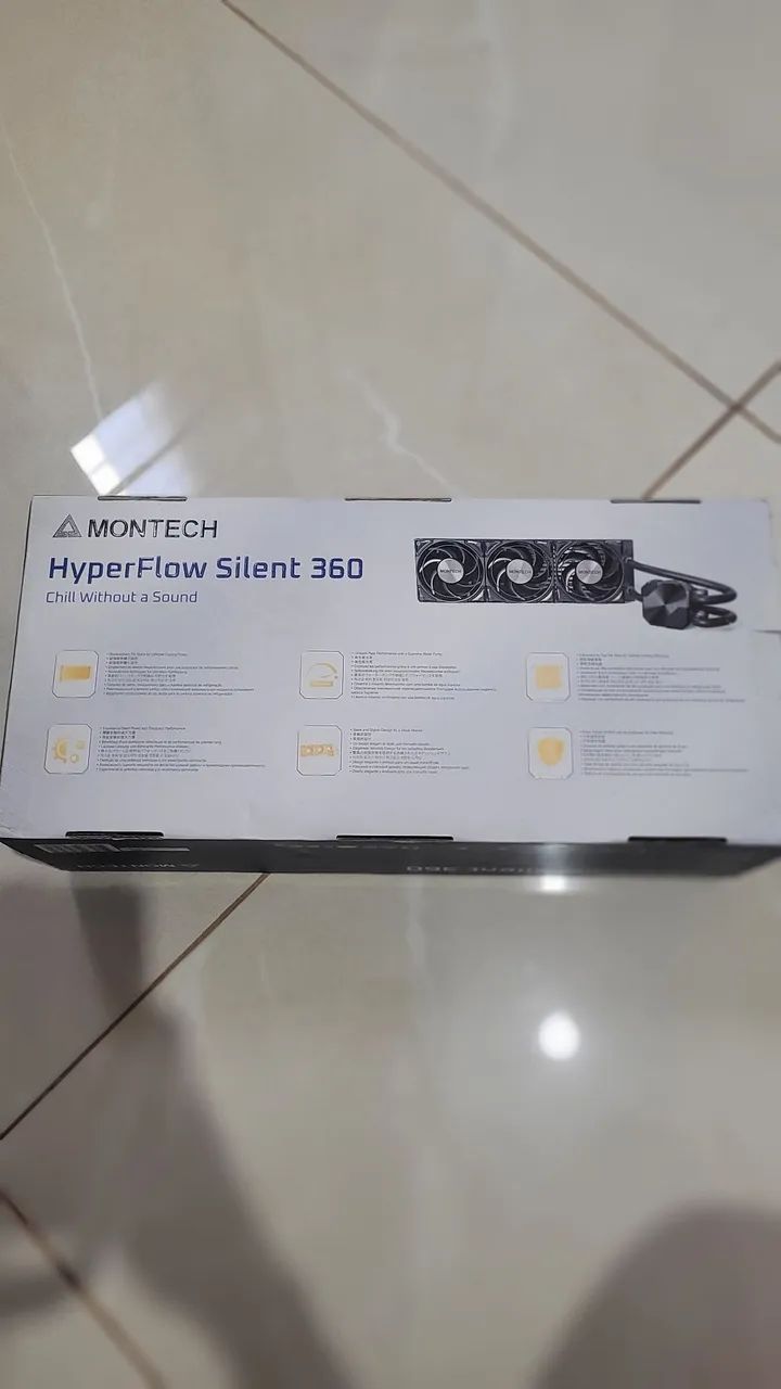 Water Cooler Montech HyperFlow Silent 360mm  - Foto 4