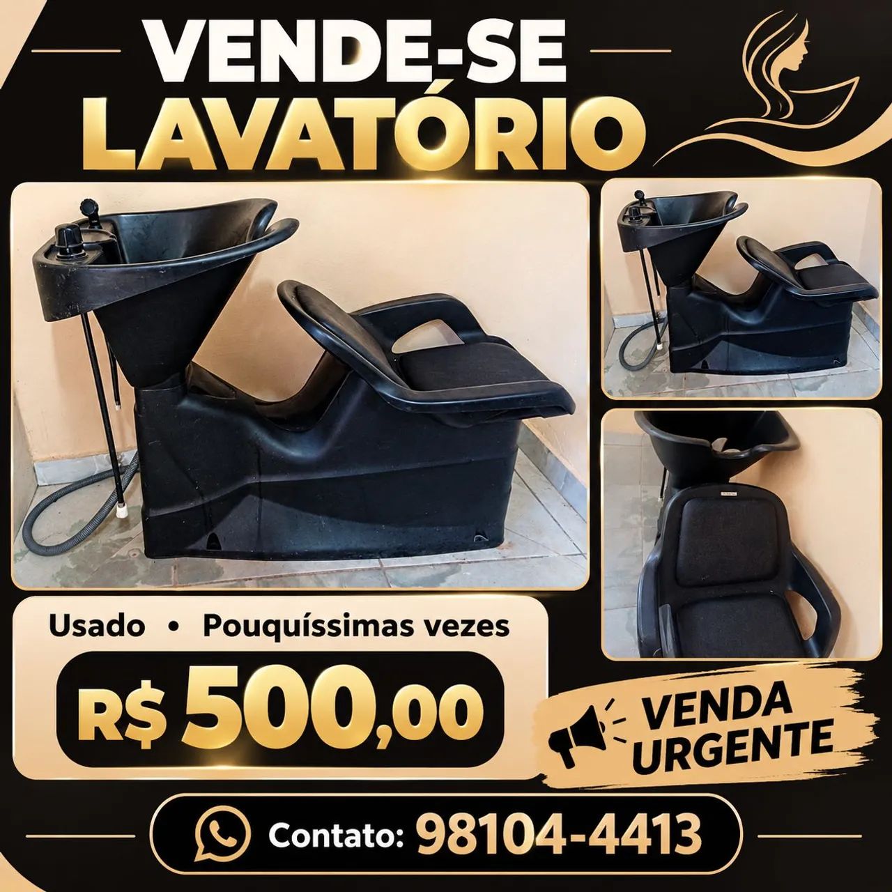 Lavatório de cabelo 