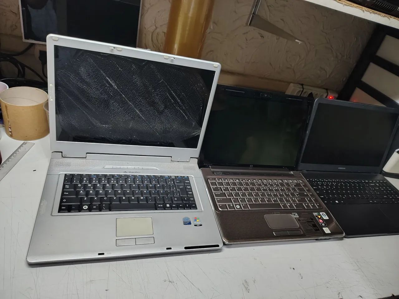 Lote 6 laptops sem teste