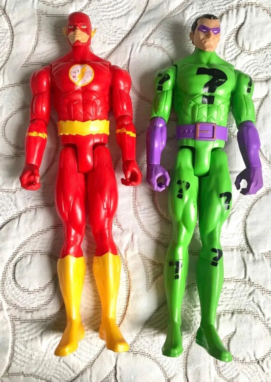 Bonecos Super Man - Lex Luthor - Flash - Charada - Foto 2