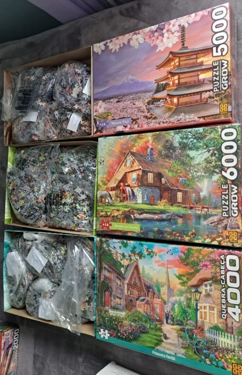 Lote 3 quebra cabeça 