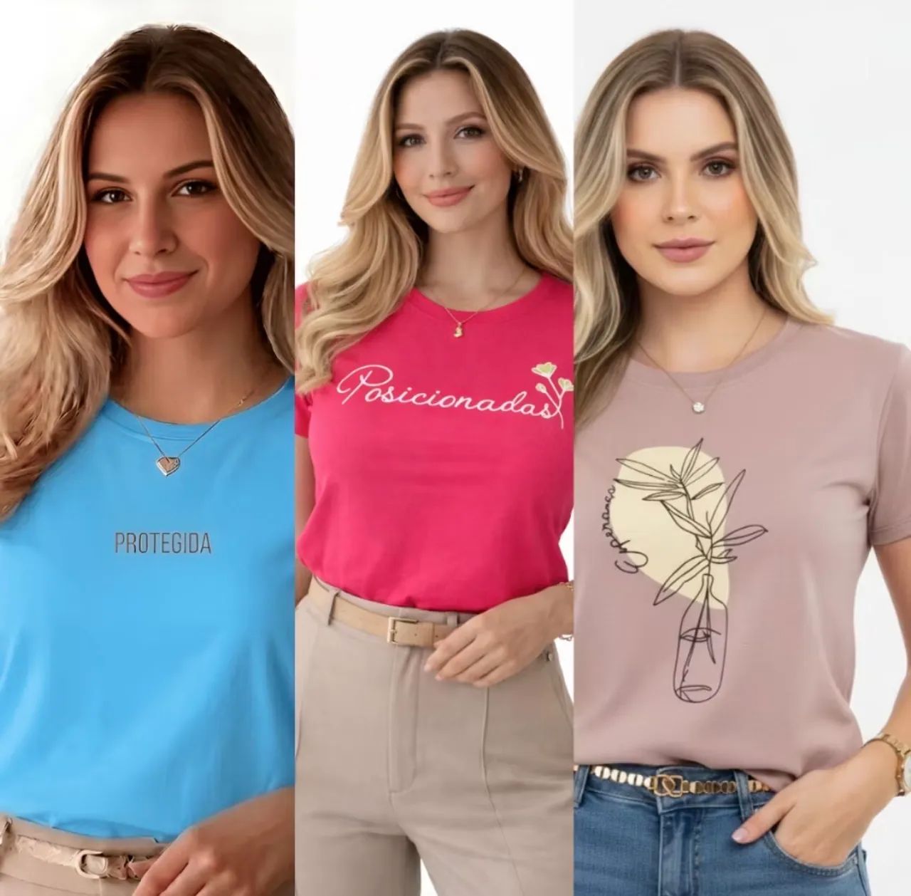 KIT DE BLUSINHAS FEMININAS