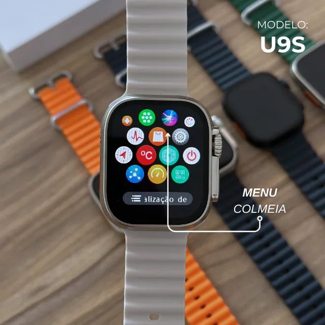 Smartwatch Microwear U9S Ultra Original Com GPS Saúde Completa Último Lançamento 2026 - Foto 2