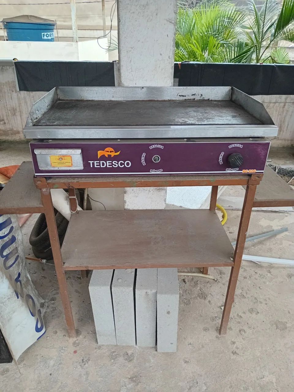 Chapa tedesco bg82g c suporte 