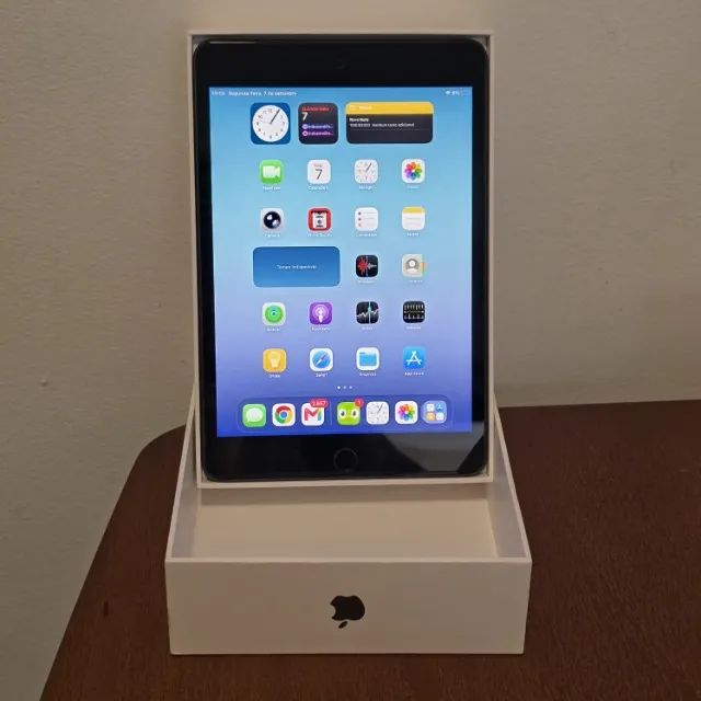 iPad mini 5 64GB Wi-Fi Space Gray com Caixa e Carregador Original - Foto 4
