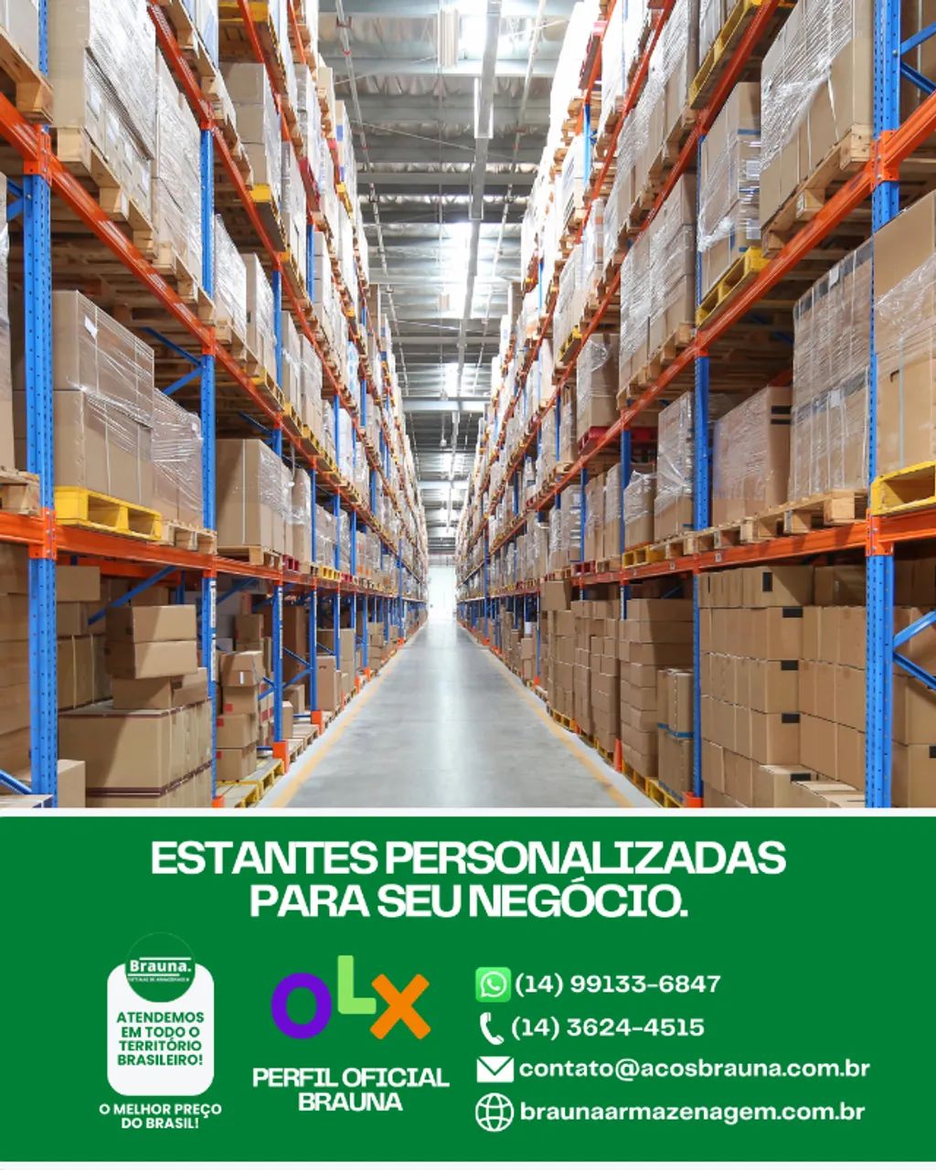 Estantes Personalizadas para seu estoque
