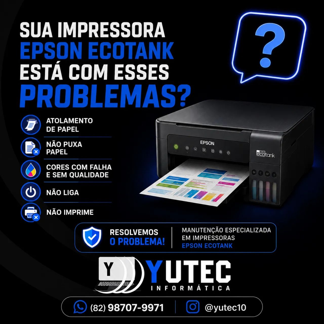 Conserto de impressoras EPSON ECOTANK