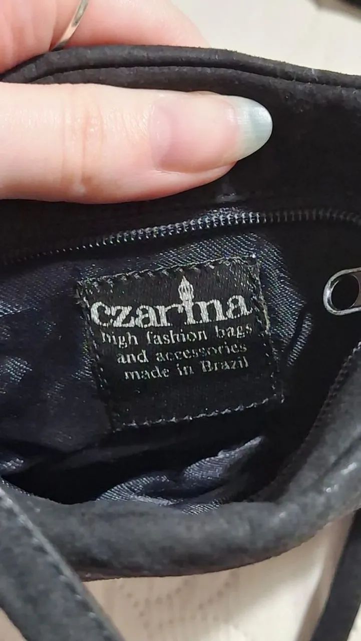 Bolsa preta vintage  - Foto 5