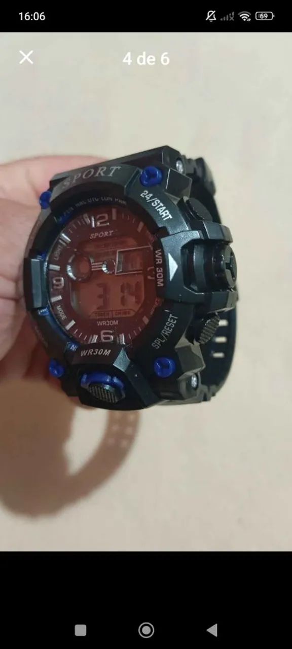 Relógio Masculino Sport Stainless Back  - Foto 4
