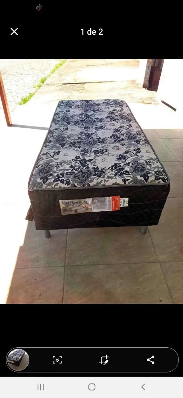 250,00 CAMA BOX DE SOLTEIRO COM FRETE GRÁTIS  - Foto 2