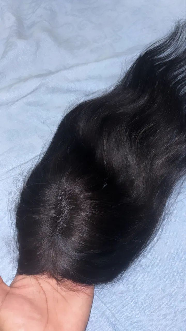 Topo de cabelo 100% HUMANO BRASILEIRO
