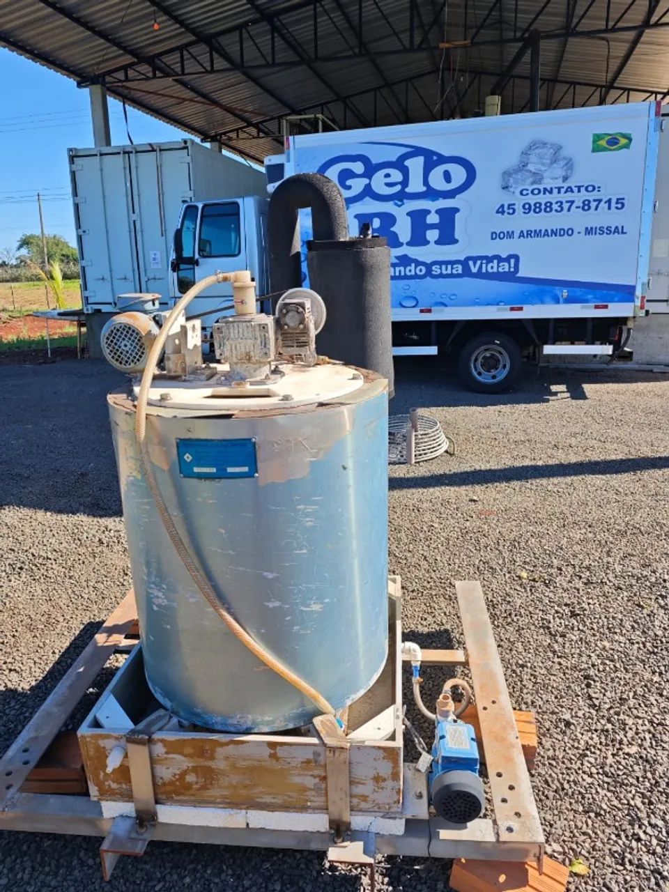 Maquina de gelo escama 3ton/dia  - Foto 2