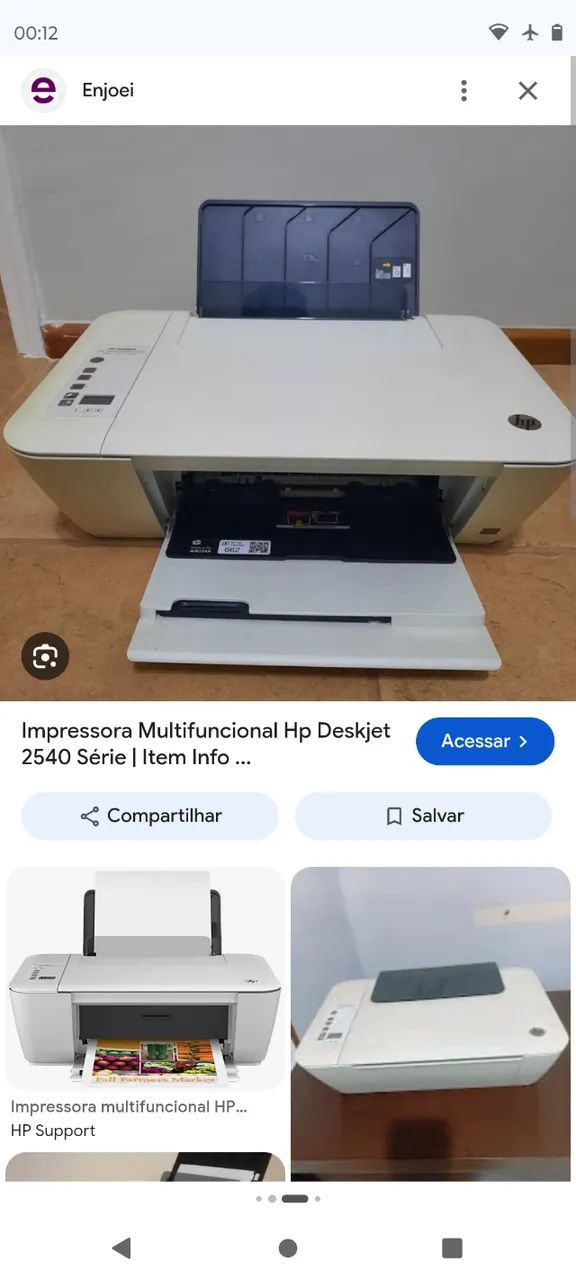 Impressora Hp 2540 ótimo estado  tem que colocar tinta  - Foto 3