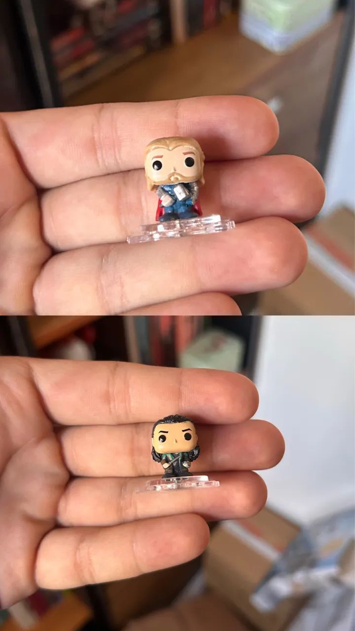 Funko Bitty Pop Loki e Thor (irmãos)