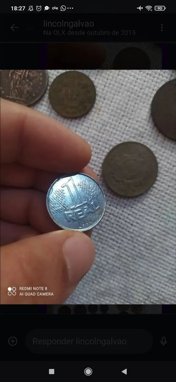  Moedas Antigas Nacionais e Estrangeiras 71  - Foto 3