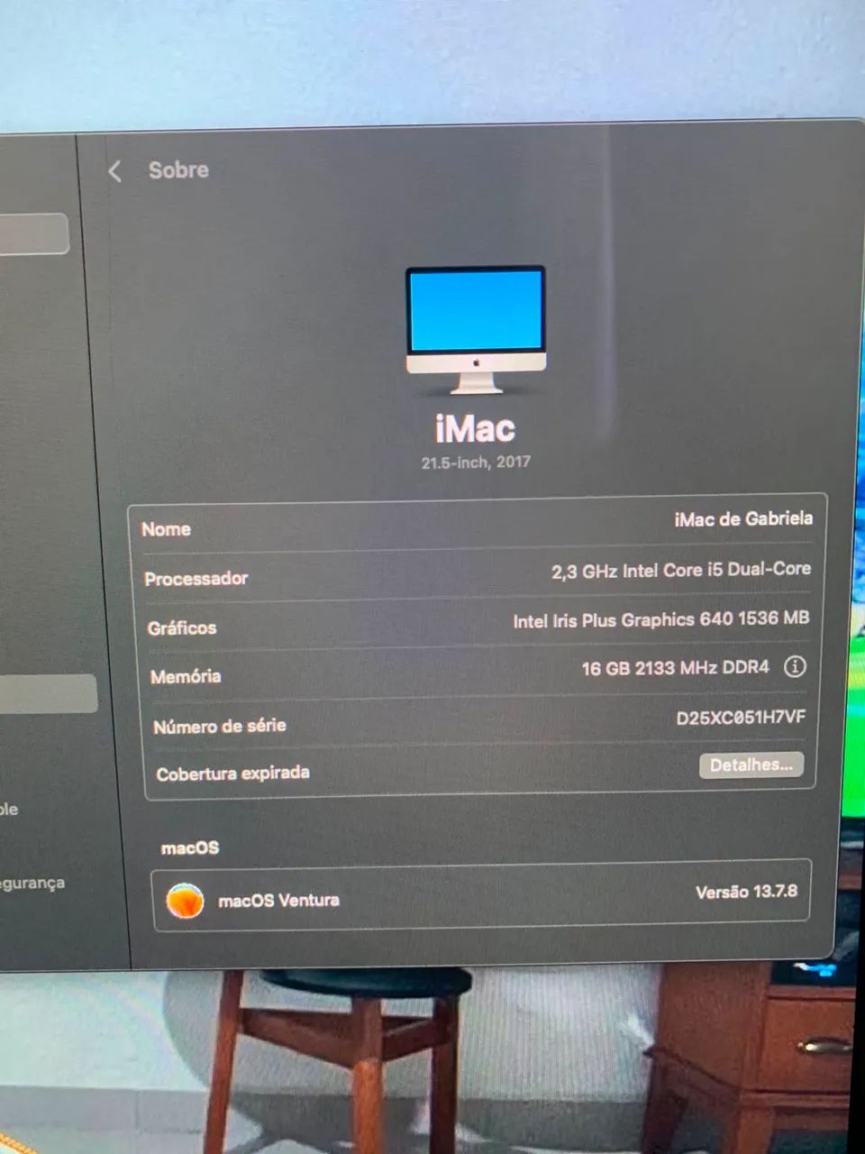 iMac 2017 ? Intel Core i5 ? 16GB RAM ? 1TB   - Foto 3