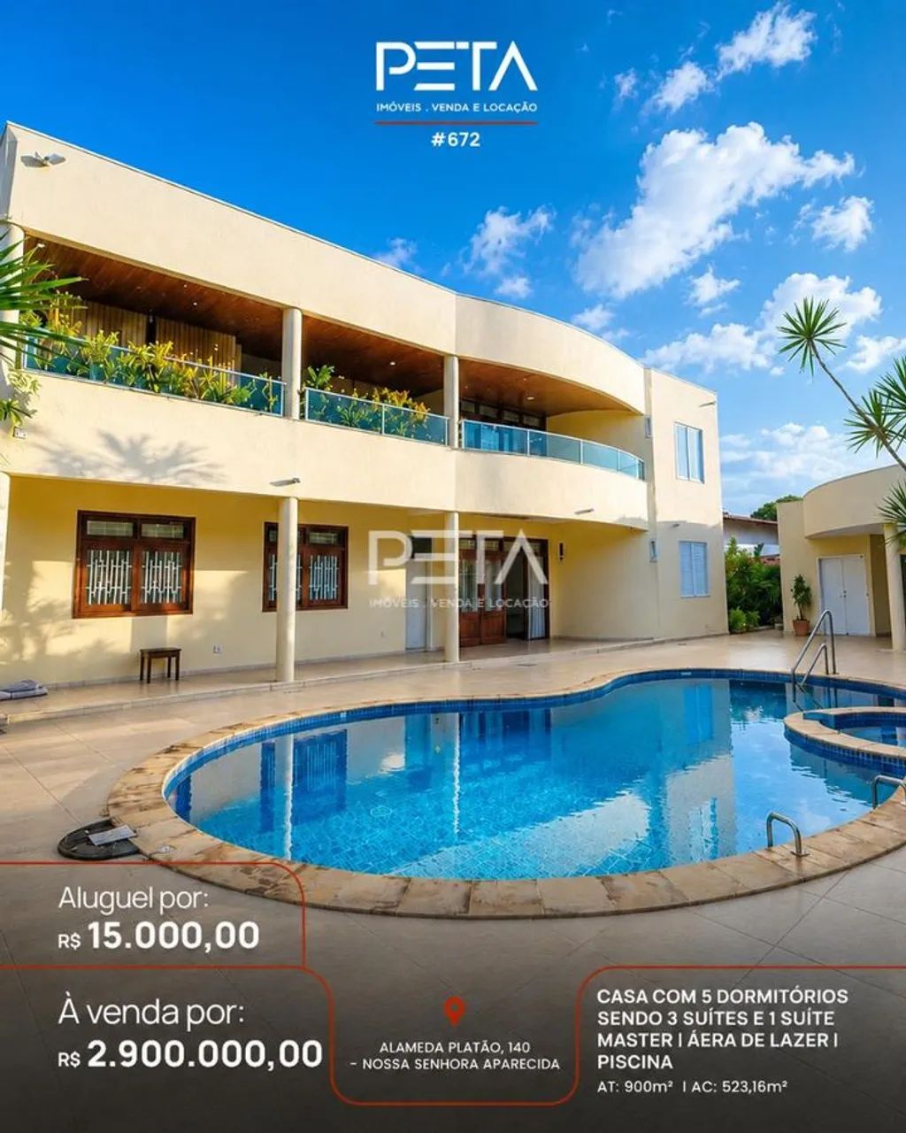 Casa com 5 quartos à Venda, Nossa Senhora Aparecida - Boa Vista