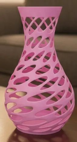 Mini Vasinho de Plantas Artificiais Rosa